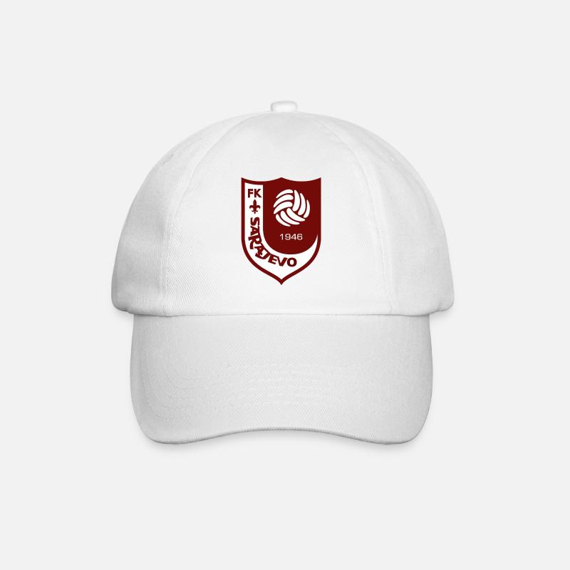 FK Sarajevo - Baseball Cap - white/white