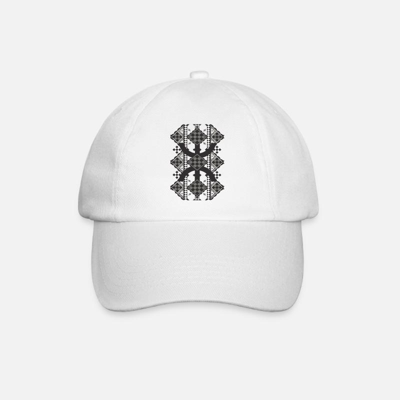 Motif Kabyle - Casquette classique - blanc/blanc