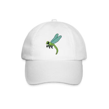 dragonfly - Baseball Cap - white/white - Front