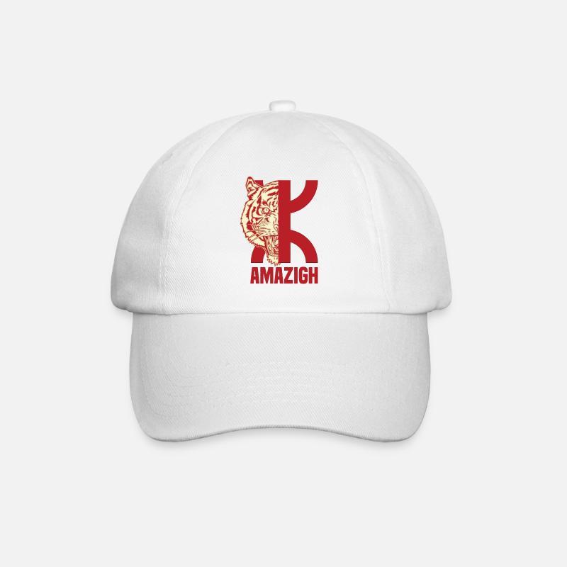 Amazigh - Baseballkappe - Weiß/Weiß