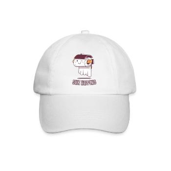 Shit Happens - Baseball Cap - white/white - Front