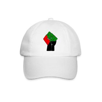 POING MADA - Casquette classique - blanc/blanc - Devant