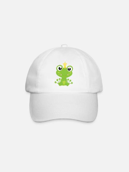 Froschkönig - Baseballkappe - Weiß/Weiß