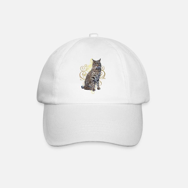 Luchs - Baseballkappe - Weiß/Weiß