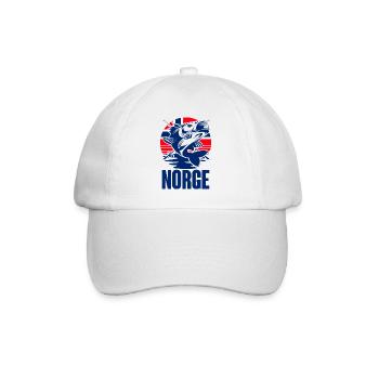 Norvège Pêche Pêcheur Excursion de pêche - Casquette classique - blanc/blanc - Devant