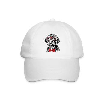 KORTHALS GRIFFON Lunettes Fly Dogs Chien - Casquette classique - blanc/blanc - Devant
