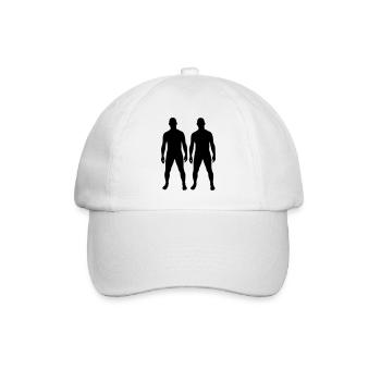 Homosexuel - Casquette classique - blanc/blanc - Devant