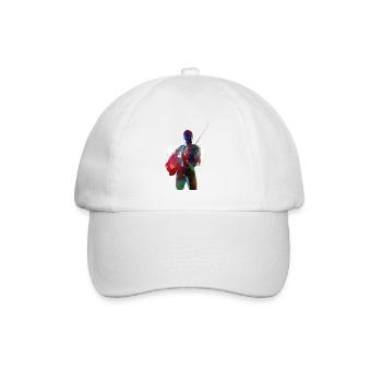 Fechten Sport Kunst #fencing #sport - Baseballkappe - Weiß/Weiß - Vorne