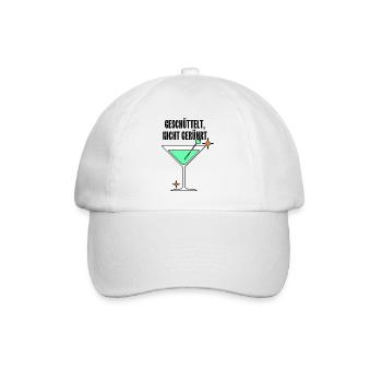 Mintmartini Neon Stil - Baseballkappe - Weiß/Weiß - Vorne