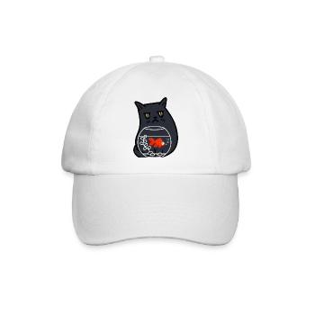 poisson chat - Casquette classique - blanc/blanc - Devant