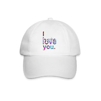 Loser lover funny meme clown geek hate love - Baseball Cap - white/white - Front