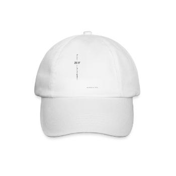 ZEIT - Baseballkappe - Weiß/Weiß - Vorne