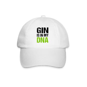 Gin is in my DNA Toast Gin - Baseball Cap - white/white - Front