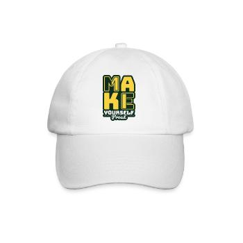 Machen Sie sich stolz - Baseballkappe - Weiß/Weiß - Vorne