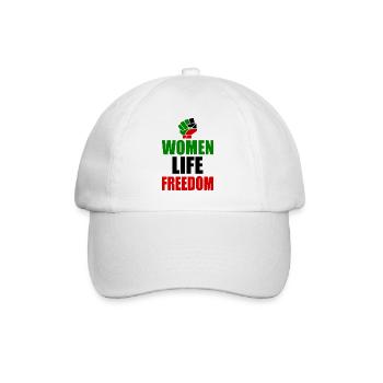 Women life freedom iran - Baseballkappe - Weiß/Weiß - Vorne