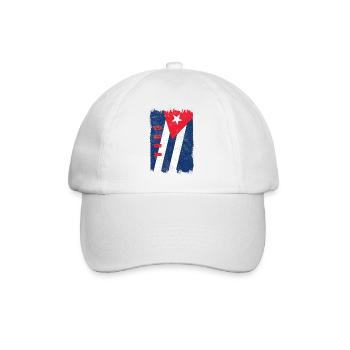 Drapeau de Cuba - Casquette classique - blanc/blanc - Devant