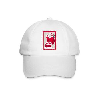 Christmas father, Christmas, Santa Claus - Baseball Cap - white/white - Front