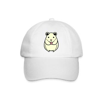 Hamster cute animal rodent animals funny pet 2 - Baseball Cap - white/white - Front