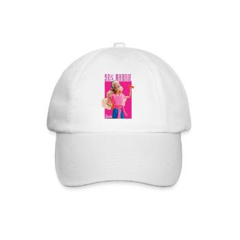 Barbie Porträt Charakter 90er Barbie 90er Jahre - Baseballkappe - Weiß/Weiß - Vorne