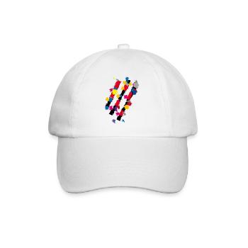 Abstrait - Art Stripe Decoration - Casquette classique - blanc/blanc - Devant