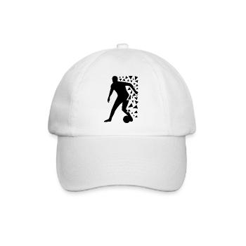Fußball Soccer - Baseballkappe - Weiß/Weiß - Vorne