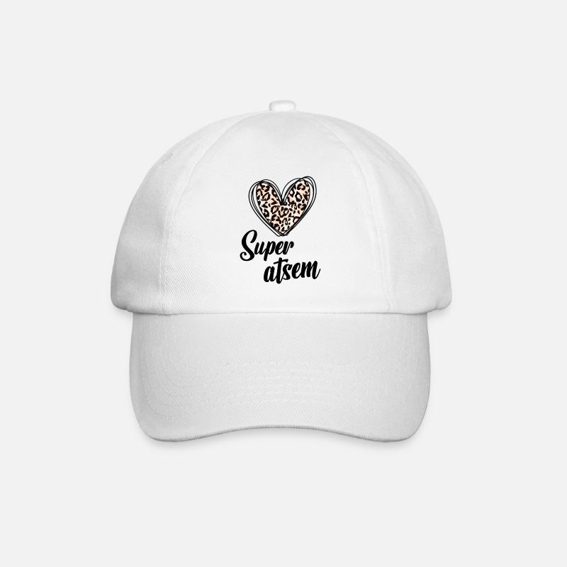 Super atsem - Casquette classique - blanc/blanc