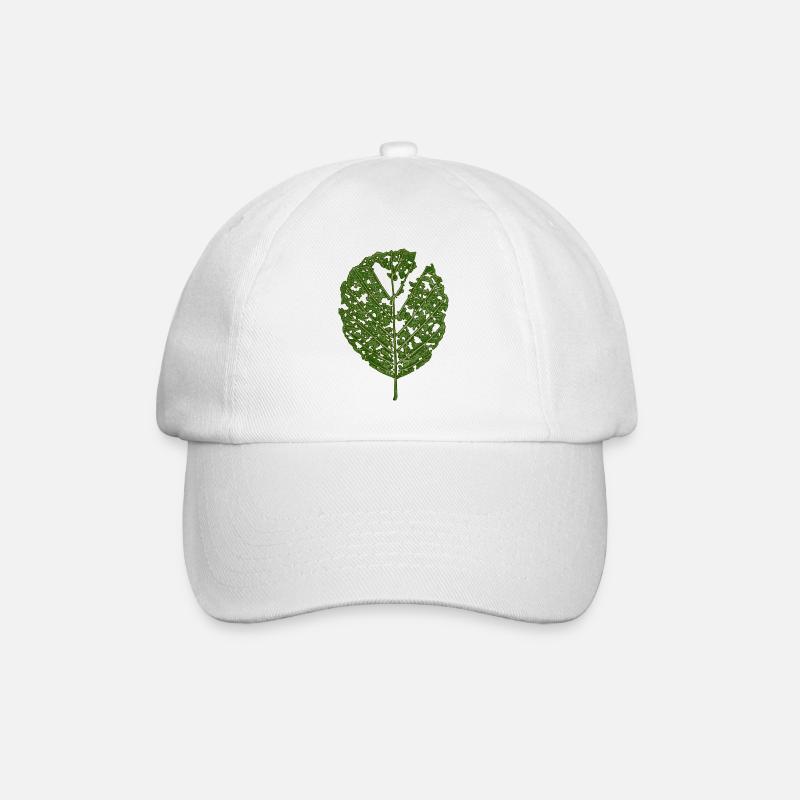 Leaf Alder / BOTANIC Nature & Tree - Baseball Cap - white/white