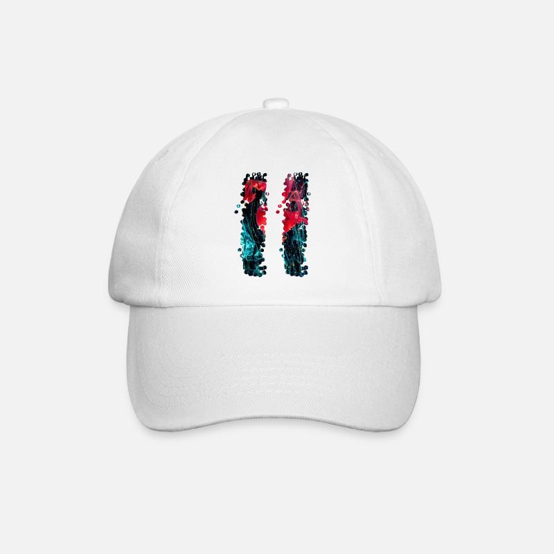Style rétro - Casquette classique - blanc/blanc