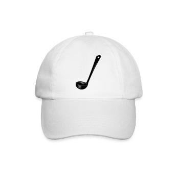 Cuillère à soupe transparente - Casquette classique - blanc/blanc - Devant