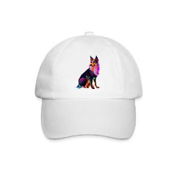 Schäferhund Hundebesitzer Hunde Hundehalter Hund - Baseballkappe - Weiß/Weiß - Vorne