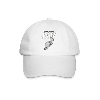 Cadeau papy bricoleur - Casquette classique - blanc/blanc - Devant