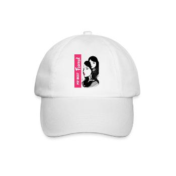 MY BEST FRIENDS - Casquette classique - blanc/blanc - Devant