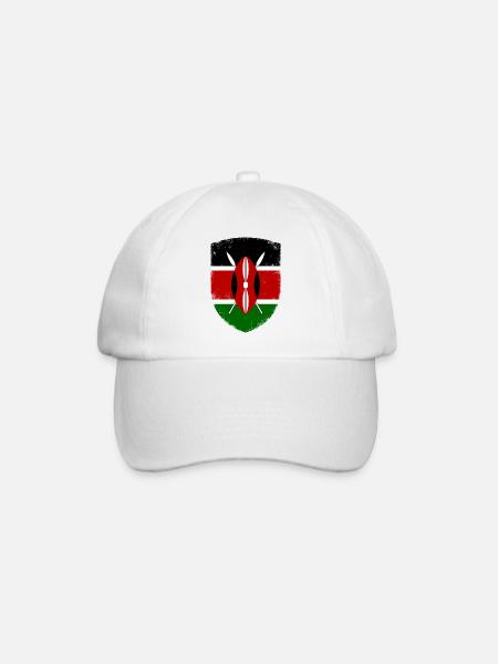Kenia - Baseballkasket - hvid/hvid