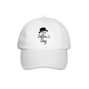 Cadeau Fête des Pères - Papa est le meilleur / Journée des hommes - Casquette classique - blanc/blanc - Devant