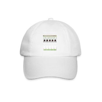 Rock N Roll Christmas - Casquette classique - blanc/blanc - Devant
