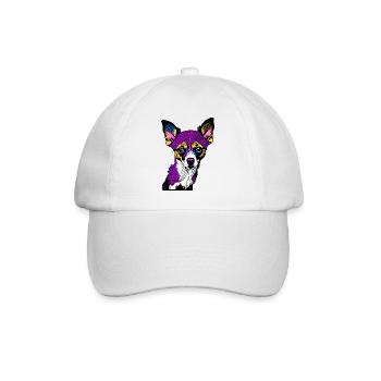 Happy dog. Happy dogs. Chihuahua! - Baseball Cap - white/white - Front