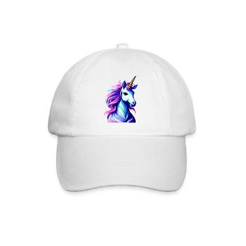 Unicorn Mythical Animal Girl Unicorns Unicorn - Baseball Cap - white/white - Front