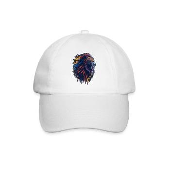 Lion - Baseball Cap - white/white - Front