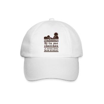 Humour Tracteur Cadeau homme femme Agriculteur - Casquette classique - blanc/blanc - Devant