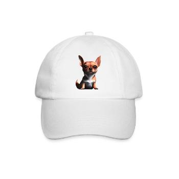Chiens Chihuahua Chien Chihuahua Chihuahua Puppy Dog Propriétaires - Casquette classique - blanc/blanc - Devant