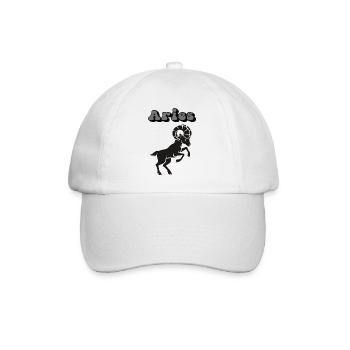 Aries - Baseballkappe - Weiß/Weiß - Vorne
