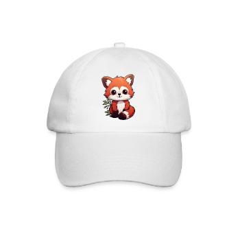 Red Panda Little Panda - Baseball Cap - white/white - Front