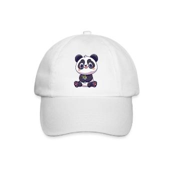 Cute Panda - Baseball Cap - white/white - Front