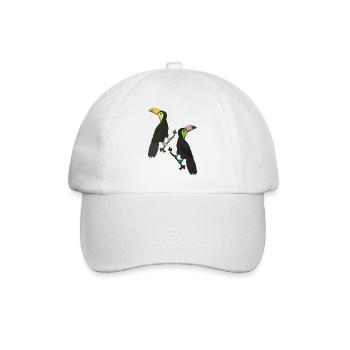 Toucan Deux - Casquette classique - blanc/blanc - Devant