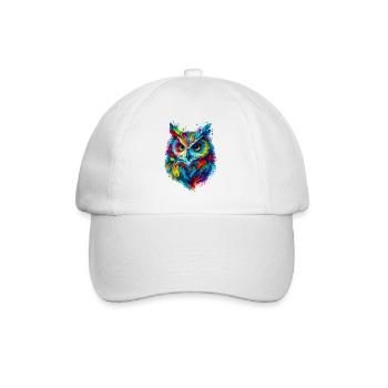 Hibou - Casquette classique - blanc/blanc - Devant