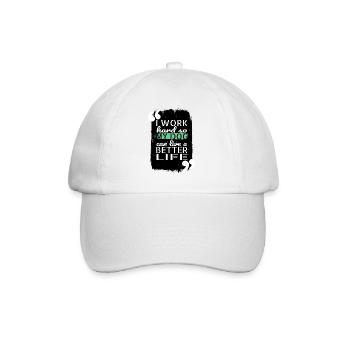 birthday present beagle dog sayings dogs - Baseball Cap - white/white - Front