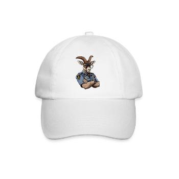 Police Capricorn - Baseball Cap - white/white - Front