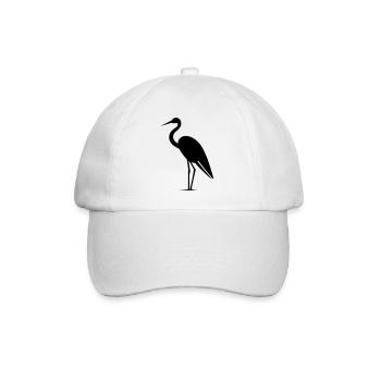 Simple petite cigogne - Casquette classique - blanc/blanc - Devant
