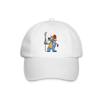Guerrier dragon chinois - Casquette classique - blanc/blanc - Devant
