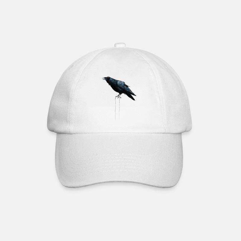 raven - Baseballkappe - Weiß/Weiß